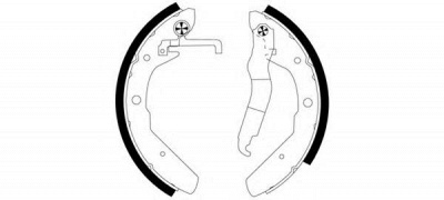 HELLA PAGID 8db355000701 -  Комплект тормозных колодок